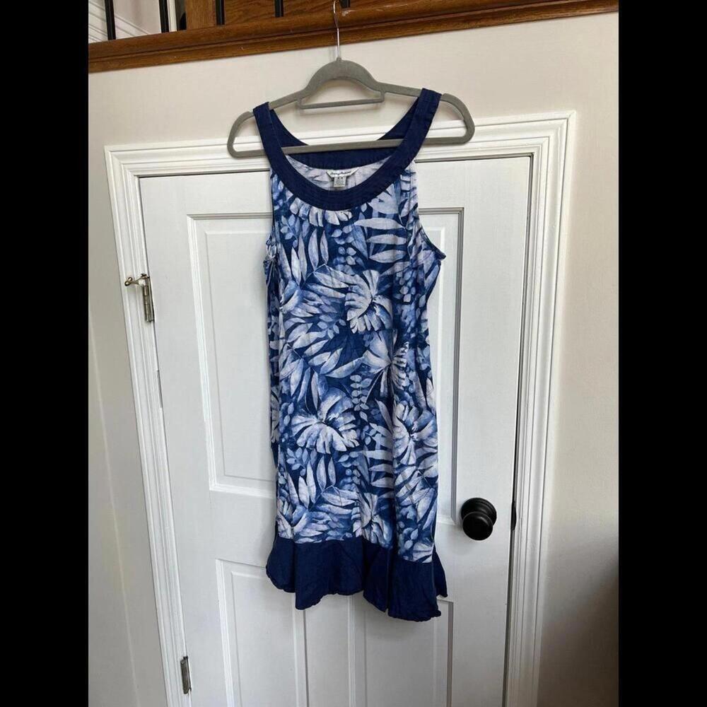 tommy bahama I Beleaf In You Sun Knit Dress In Blue size M